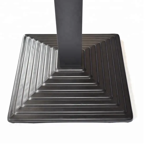 Patas de mesa con estampado de hierro, base de mesa con diseño de escalones