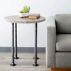 Patas de mesa industriales de tubo de hierro negro para patas de mesas vintage personalizadas