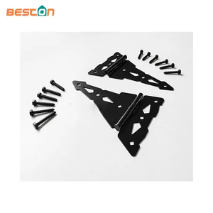 Bisagra en T ornamental decorativa para puertas de valla de vinilo/PVC y madera: diseño elegante