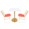 Base de mesa de latón para comedor de acero inoxidable, barata, con mejores ventas