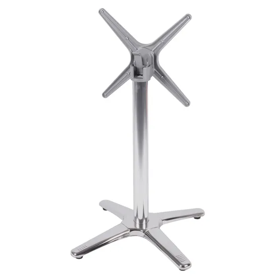Revestimiento de base de mesa cruzada de acero inoxidable para muebles de China para base de mesa redonda