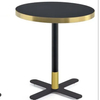Patas de mesa de oficina con base de mesa de comedor de restaurante de hierro de diseño negro clásico de metal