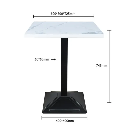 Muebles de interior fabricados para el hogar, mesa de restaurante, mesa de comedor redonda blanca moderna