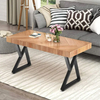 Juego de 2 patas de mesa de comedor tipo X de alta calidad de estilo industrial