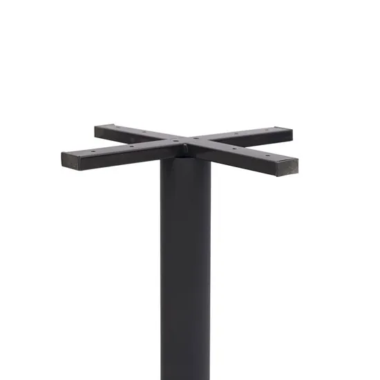Base grande de acero de la mesa de centro de Chrome del metal del escritorio del pedestal del comedor moderno