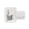 Pestillo de puerta pequeño con bloqueo automático para puertas de madera - Hardware de metal duradero