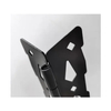 Bisagra de puerta tipo mariposa decorativa de metal negro - 1 par para puertas de madera