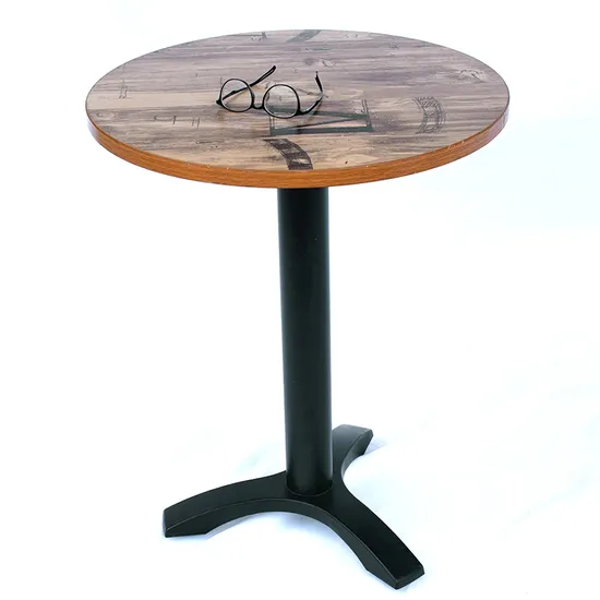 Base de mesa de centro de metal de diseño clásico Base de hierro fundido