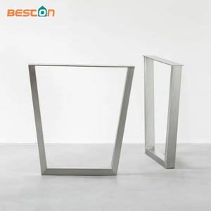 Café de metal que cena las patas de la base de la mesa del escritorio del banco de acero inoxidable