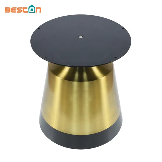 Mesa de centro de lujo para salón de villa y apartamento con base de mesa auxiliar a juego