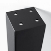 Escritorio moderno industrial Banco de hierro fundido de metal para comedor patas de mesa cónicas de café