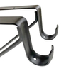 Soporte de estante de hierro en ángulo de metal negro Los mejores soportes de estante