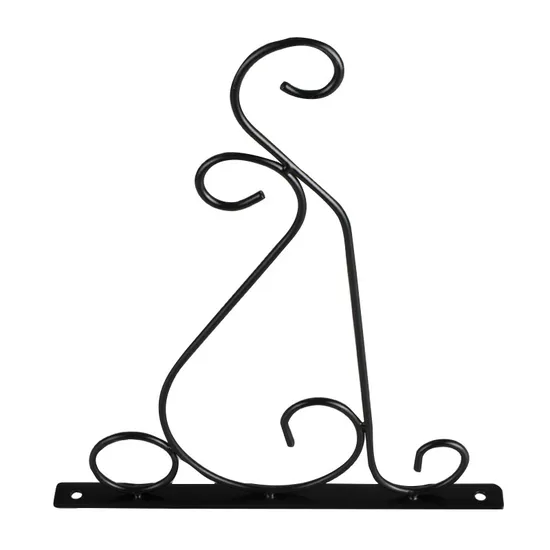 Soportes de metal resistentes para jardín, soporte para plantas colgantes, gancho para comederos de pájaros
