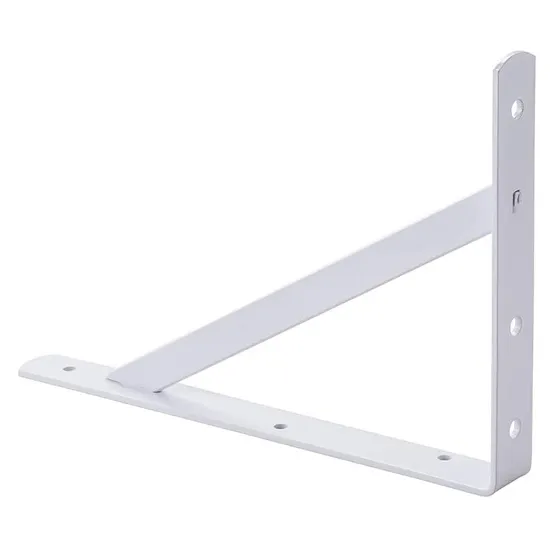 Soportes de soporte de pared Estante flotante Soporte triangular de metal reforzado con acero de un solo lado