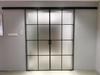 Puerta corrediza de aluminio con kit de herrajes