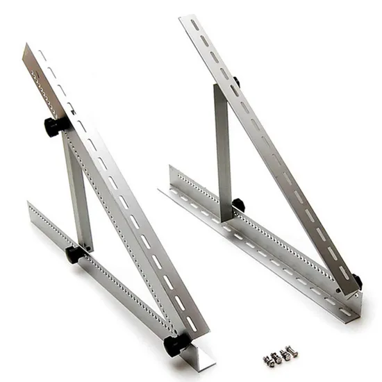 Ajustable para panel solar de 100 W, soporte de montaje de techo de panel solar de aluminio triangular