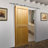 Herrajes para puertas de granero Bypass – Montaje lateral, 3 acabados, para puertas interiores de madera – Fácil instalación con sus propias manos