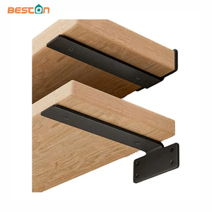 El hardware industrial del soporte del estante flotante del metal apoya los soportes invisibles ocultados de los estantes L