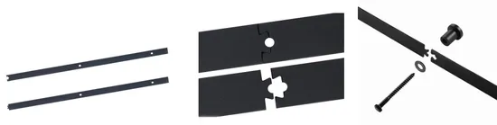 Herrajes modernos para puertas corredizas de granero con riel recto | Acero inoxidable 304 cromado para puertas interiores de madera y vidrio | Kits comerciales y residenciales