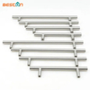 Tiradores de muebles de acero inoxidable huecos con barra en T, tirador de puerta de armario de cocina
