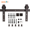 Kit de herrajes para puerta de granero corrediza de madera interior en forma de J tradicional Country Classic de 6.6 pies | Fabricantes personalizados