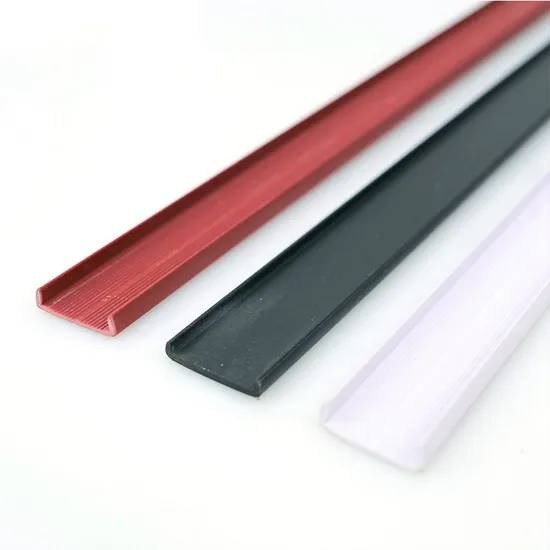 Bandas de borde de PVC Borde de moldura en forma de U