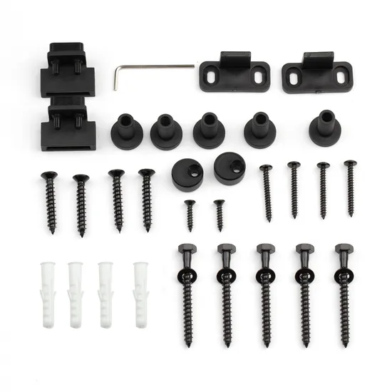 Kit de herrajes para puertas corredizas de granero clásico para gabinete