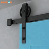 Correa industrial tradicional vintage con rueda grande para interior de puerta corrediza de granero | Personalizable para uso comercial y residencial