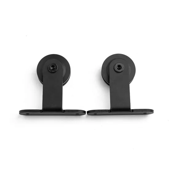 Herrajes para puertas corredizas de acero de alta resistencia en forma de T para armarios y guardarropas: capacidad de 100 kg para muebles modernos