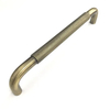 Herrajes para gabinetes de aluminio, tirador moleteado de latón dorado/negro de 128mm para muebles