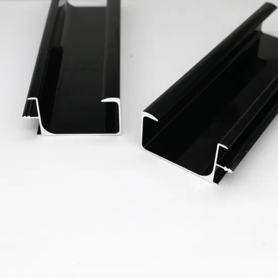 Manijas ocultadas del borde de la forma del gabinete del armario de la cocina del tirón del perfil de los materiales de aluminio de G
