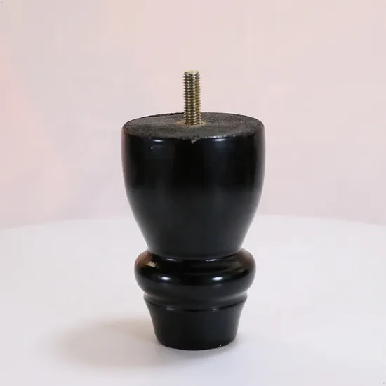 Patas de muebles de madera maciza con forma de calabaza hechas a medida, para gabinetes, sofás y camas 