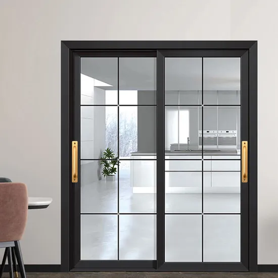 Manija de aluminio para gabinete, manija de puerta corredera para puerta de balcón, de vaivén