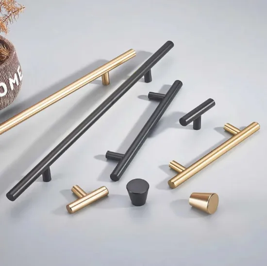 Manija simple de la mesita de noche del cajón del gabinete de los muebles de cocina de la aleación de aluminio del estilo de la fábrica
