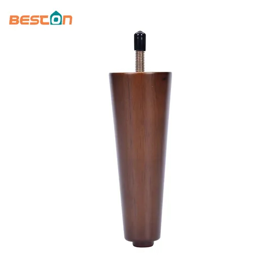 Patas para muebles de madera y caucho con forma de I, 12 cm, alta durabilidad directa de fábrica para gabinetes, sofás y uso comercial