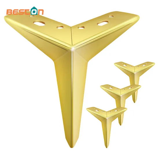 Patas de muebles de metal de colores vibrantes: mejoras decorativas elegantes para gabinetes, sofás y muebles modernos
