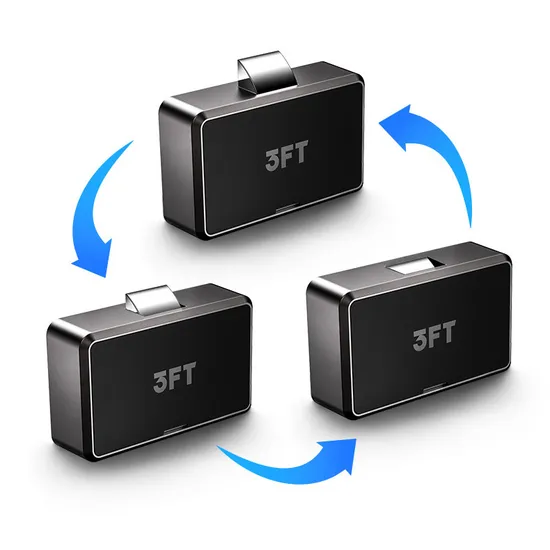 Cerradura de cuero elegante del cajón del gabinete de la huella dactilar con las cerraduras electrónicas negras del negro de la carga por USB