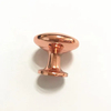 Perilla redonda de seta para cajón, aparador, gabinete, oro rosa, muebles de 29mm de diámetro