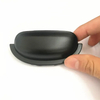 Tirador de manija de concha para cajón de taza de contenedor de accesorios de gabinete de cromo y níquel satinado
