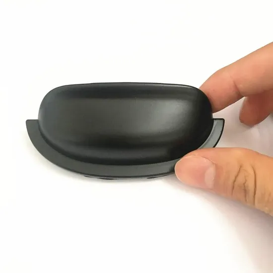 Tirador de manija de concha para cajón de taza de contenedor de accesorios de gabinete de cromo y níquel satinado