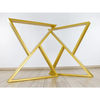 Muebles de oficina, escritorio de comedor, forma de X, patas de mesa de comedor de café de acero de metal