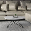 Patas de mesa de comedor de acero en forma de V: diseño industrial moderno, resistentes para islas de cocina y comedores