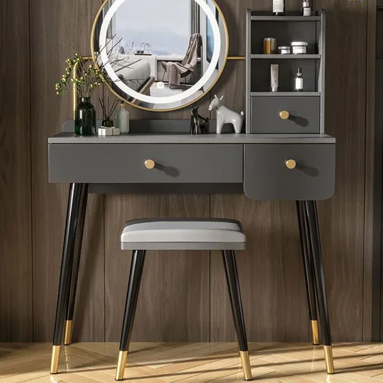 Silla cónica Hierro dorado Muebles de acero Latón Patas de mesa de comedor de metal de metal