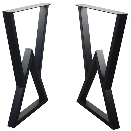 Patas de acero de la tabla del marco del escritorio del negro de la tabla de madera de los muebles únicos del estilo