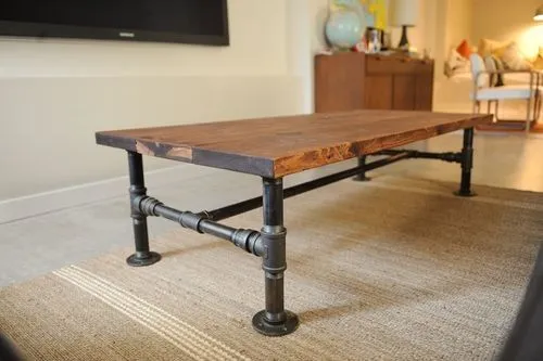 Marco de mesa de muebles de acero y metal de estilo industrial de último estilo