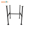 Marco de mesa de muebles de acero y metal de estilo industrial de último estilo