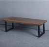 Patas de muebles Patas de mesa en forma de O con decoración rústica ancha