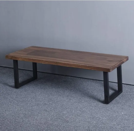 Patas de muebles Patas de mesa en forma de O con decoración rústica ancha