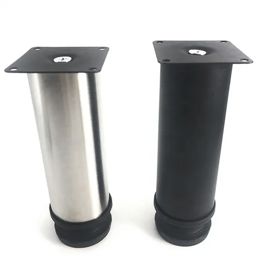Patas de metal ajustables pequeñas para muebles: reemplazo moderno para sofás y cocinas