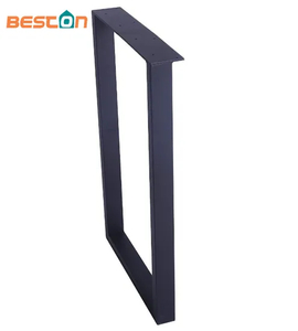 Patas de mesa de escritorio de banco, base de metal para mesas de comedor de café